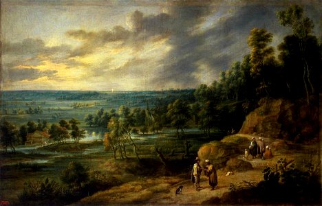 Lucas van Uden Landscape with a Fortune-Teller 01