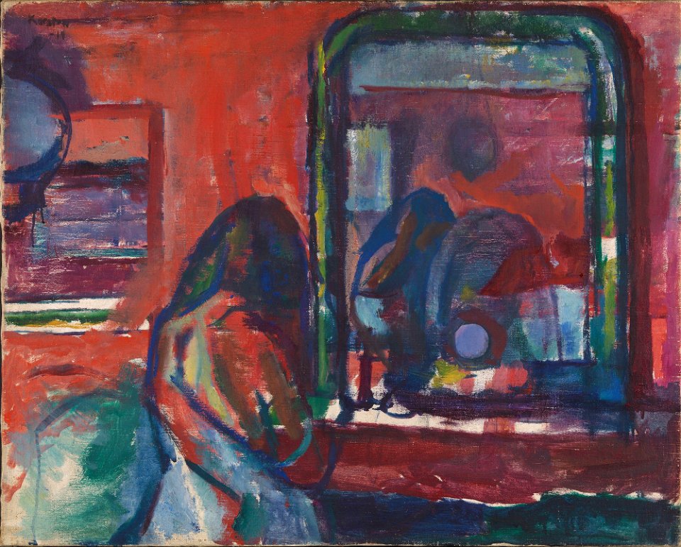 Ludvig Karsten - At the Mirror - NG.M.01256 - National Museum of Art, Architecture and Design