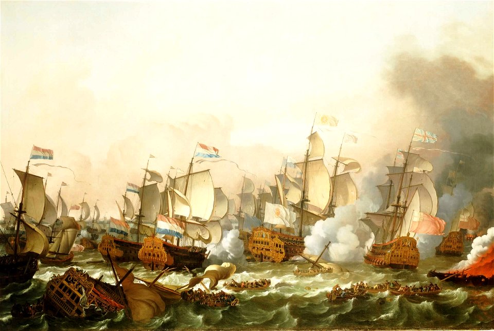 Ludolf Bakhuizen - The Battle of Barfleur, 19 May 1692