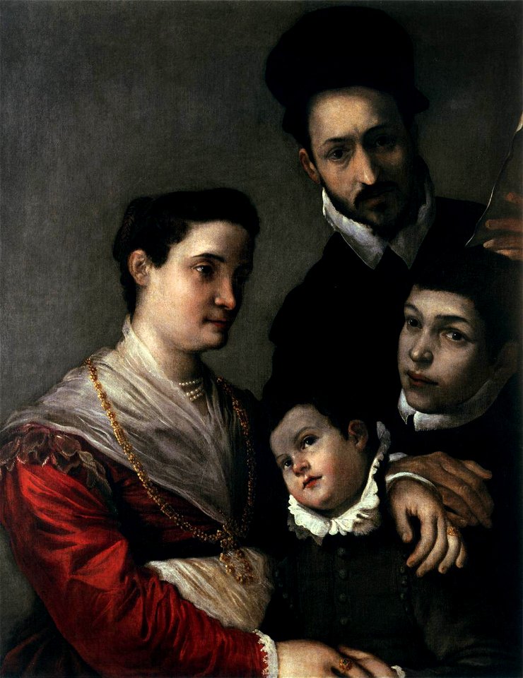 Ludovico Carracci - Ritratto della famiglia Tacconi