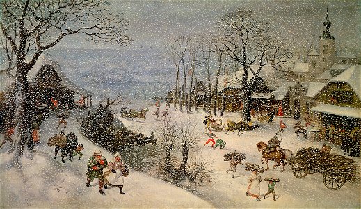 Lucas van Valckenborch, Winterlandschaft