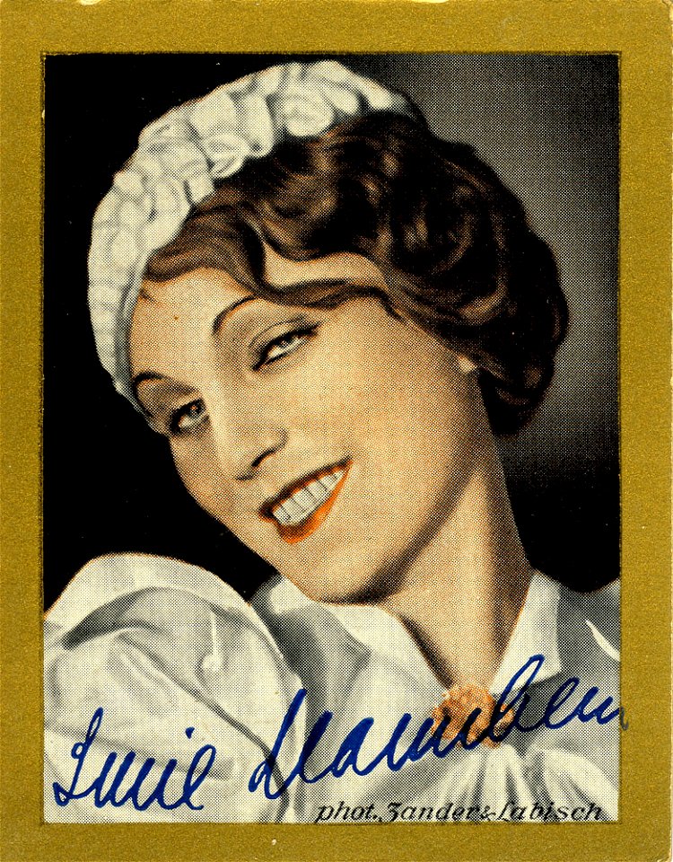 Lucie Mannheim - Gold-Saba, c. 1933