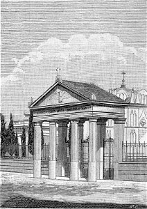 Lucera – Prospetto de cimitero (xilografia)