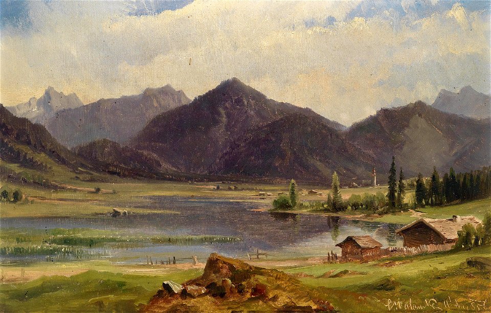 Ludwig Halauska Plansee 1856