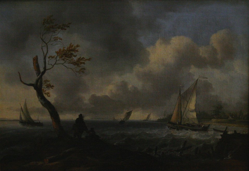 Ludolf Backhuysen - Le Coup de vent