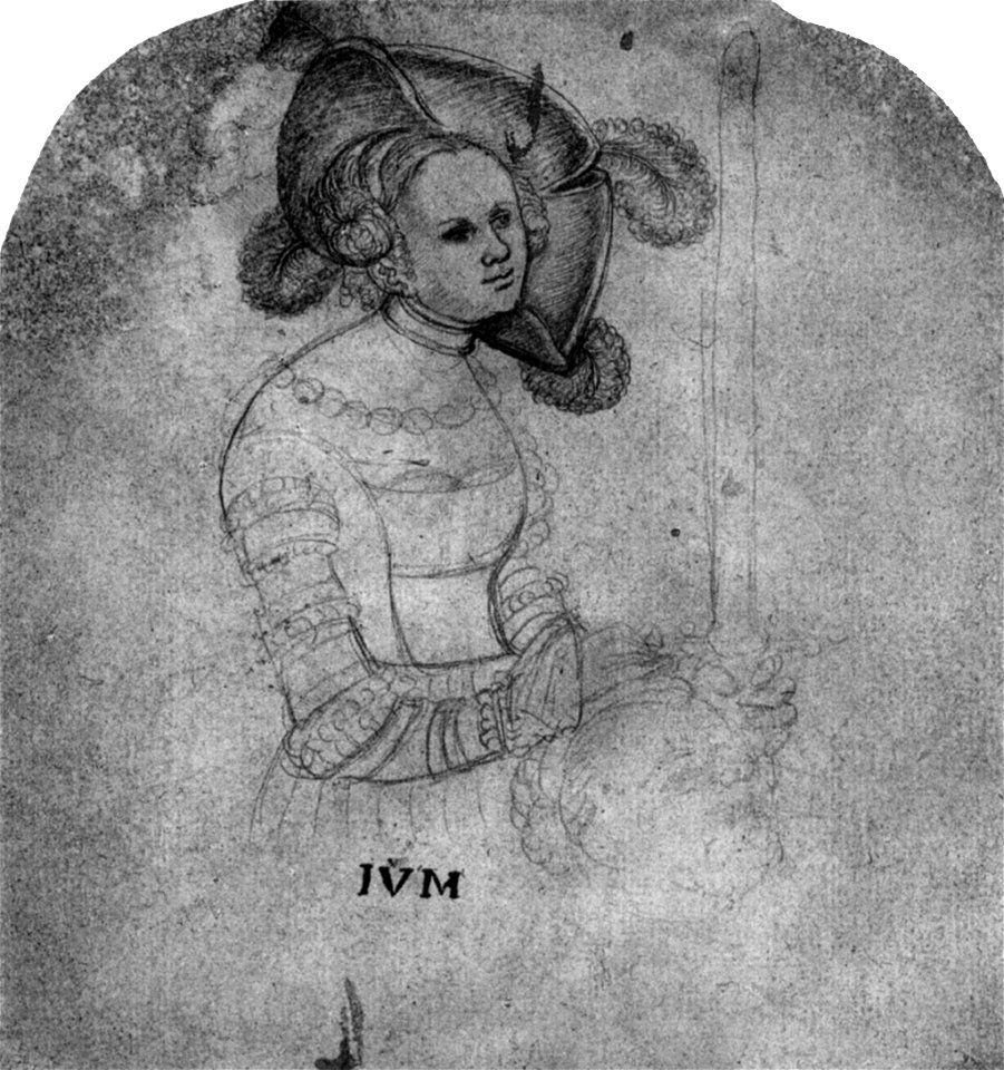 Lucas-cranach-judith-drawing
