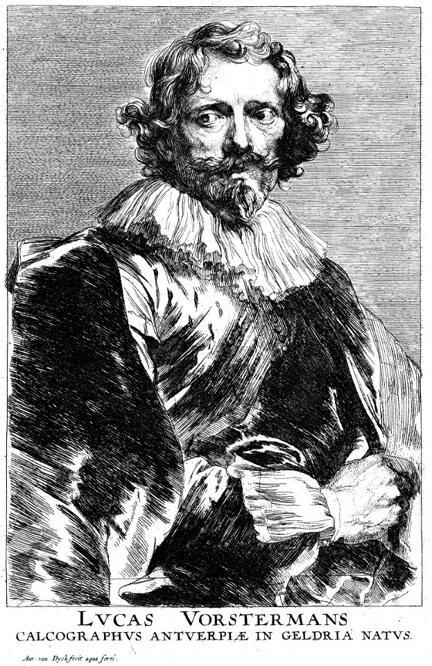 Lucas Vorsterman I, by Anthony van Dyck