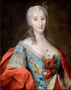 Ludvika Hanarata Lubamirskaja (Paciej). Людвіка Ганарата Любамірская (Пацей) (A. Mirys, 1750)