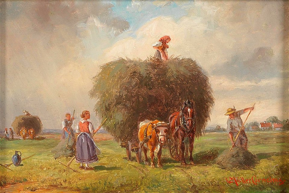 Ludwig Müller-Cornelius - Haymaking