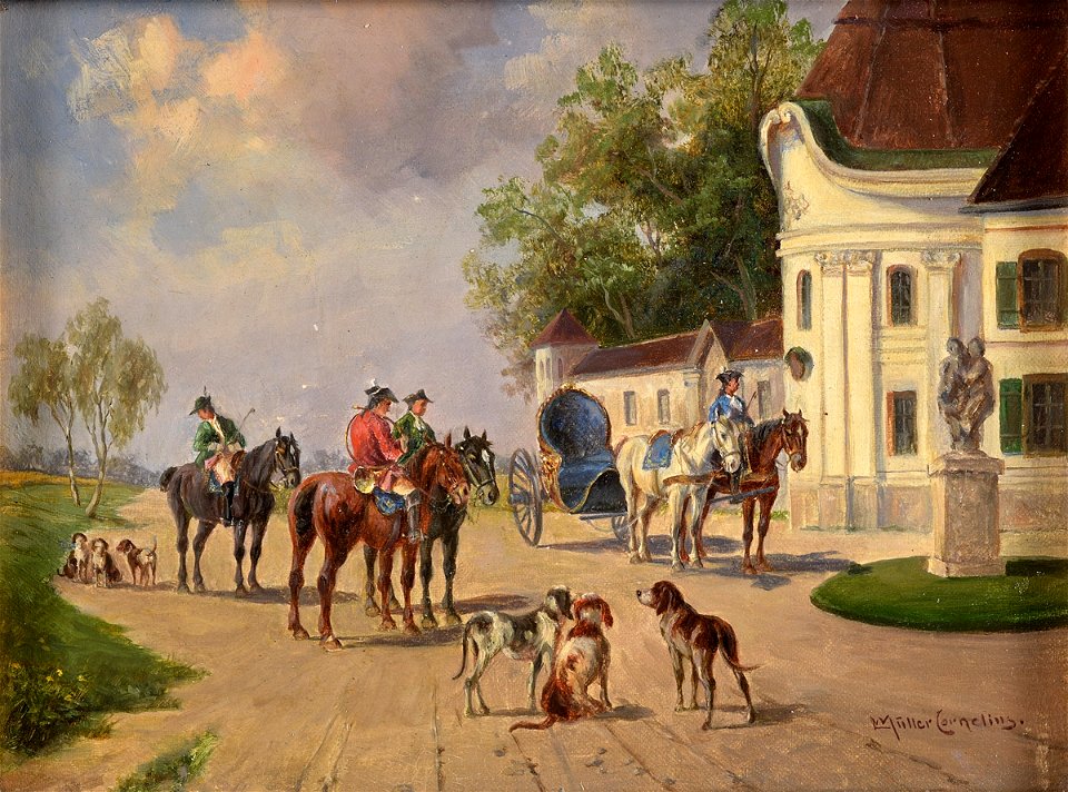Ludwig Müller-Cornelius Aufbruch zur Jagd