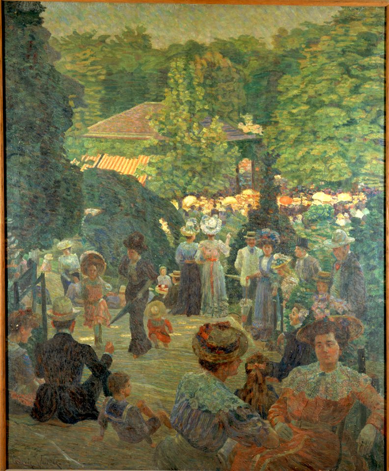 Ludovic Vallée - Le Parc Montsouris - P1990 - Musée Carnavalet