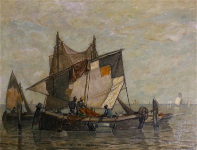 Ludwig Dill - Fischer auf ihren Booten