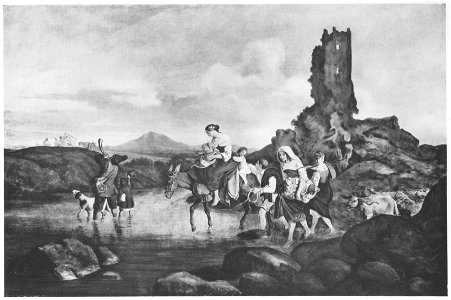 Ludwig Richter Durch die Furt