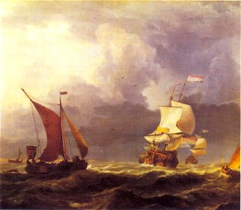 Ludolf Bakhuizen - Schepen in stormachtig weer - P248 - The Wallace Collection