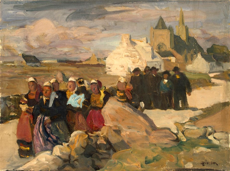 Lucien Simon-Bretons-Musée de l'Ermitage
