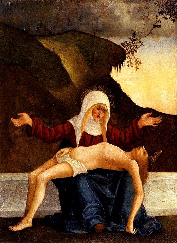Ludovico Mazzolino - Pietà - WGA14718