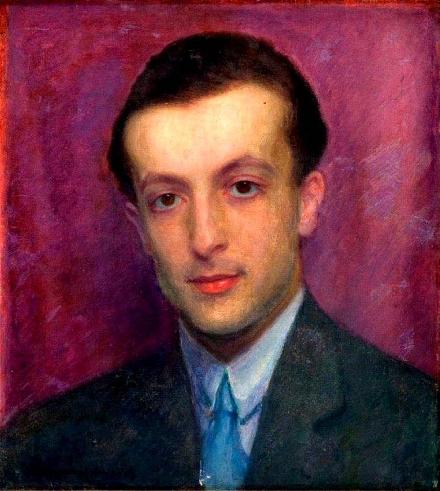 Ludomir Antoni Janowski - Portret młodego mężczyzny
