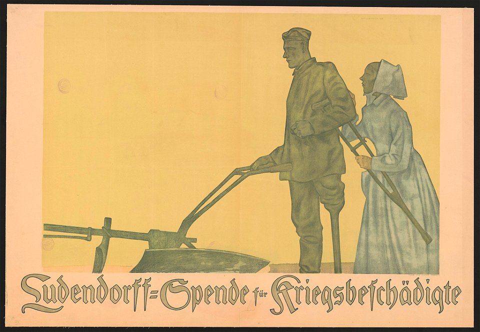 Ludendorff-Spende für Kriegsbeschädigte - Olaf Gulbransson 1918. LCCN2004665890