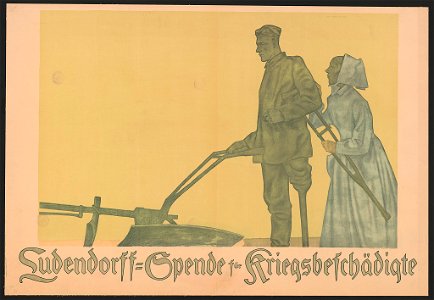Ludendorff-Spende für Kriegsbeschädigte - Olaf Gulbransson 1918. LCCN2004665890