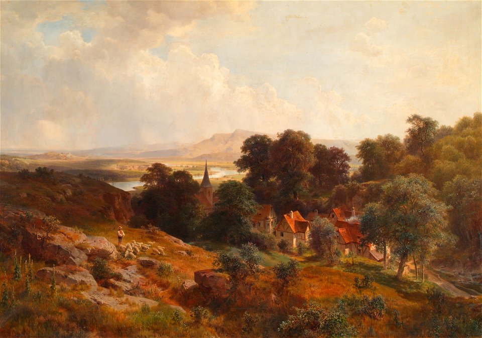 Ludwig Halauska - Sommerlandschaft - 3076 - Kunsthistorisches Museum