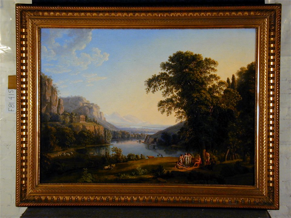 Ludwig Philipp Strack - Arcadian Landscape - F81.415 - Detroit Institute of Arts