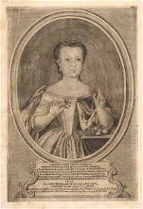Ludvika Kanstancyja Radzivił. Людвіка Канстанцыя Радзівіл (H. Lajbovič, 1758)