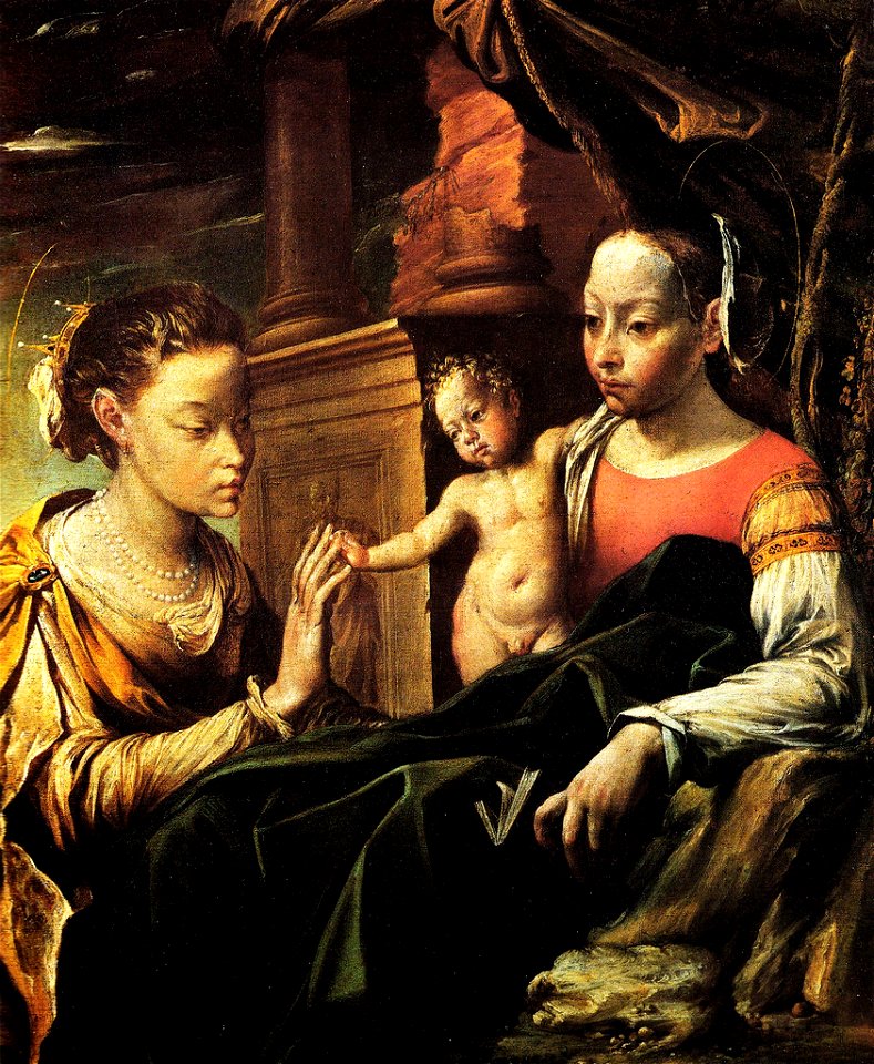 Ludovico Carracci - Sposalizio mistico di santa Caterina
