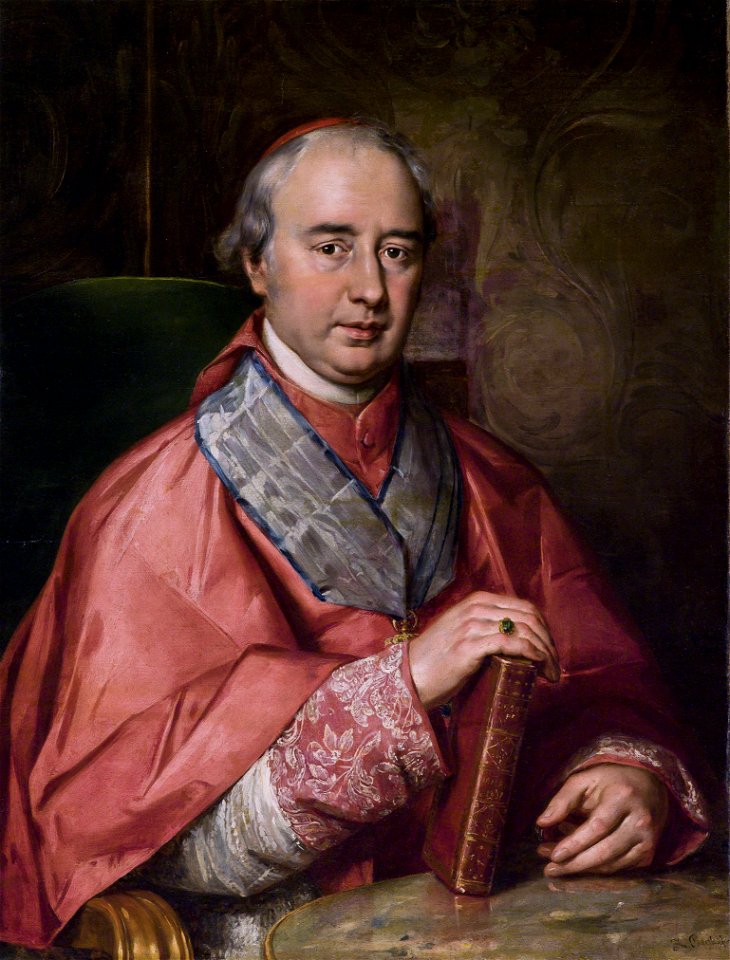 Ludovico Gazzoli, by Francesco Podesti (1800-1895)