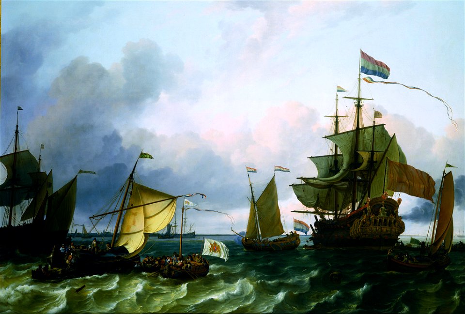 Ludolf Backhuyzen - Prinses Maria near Durgerdam