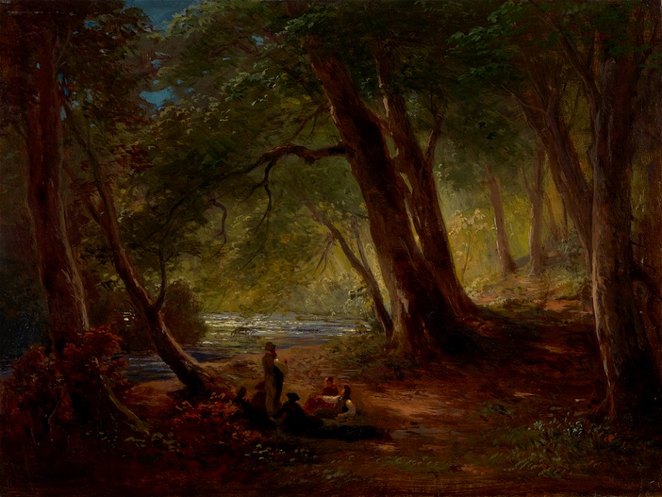 Ludwig Gebhardt - An der Würm bei Mühltal - G 5565 - Lenbachhaus