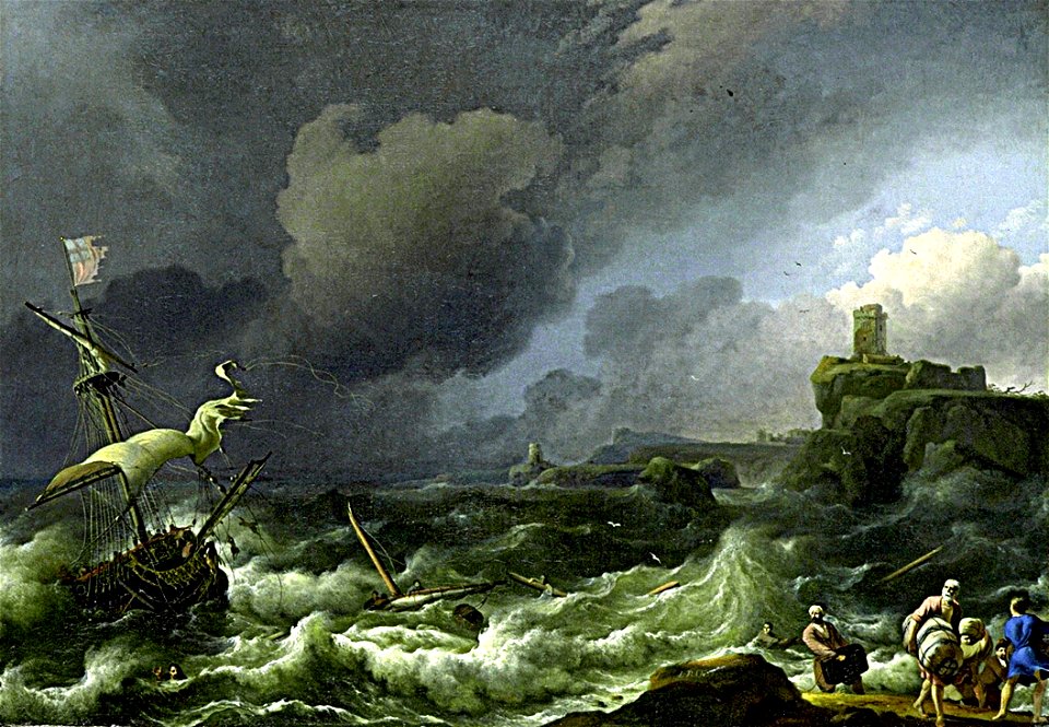 Ludolf Backhuysen - The Storm - 1923.8.6 - Smithsonian American Art Museum