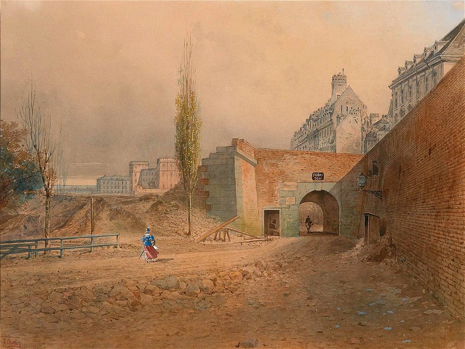 Ludwig Czerny - Das Fischertor in Wien