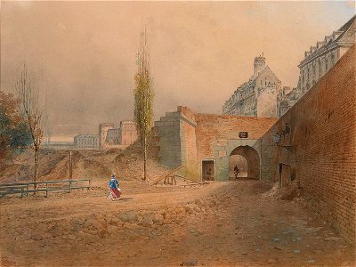 Ludwig Czerny - Das Fischertor in Wien