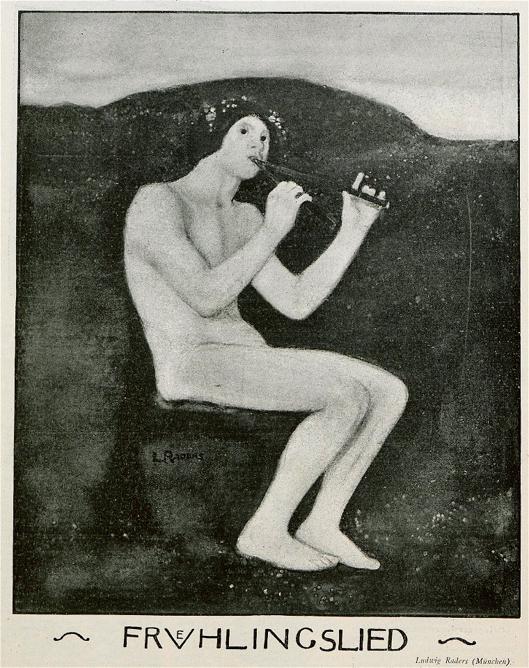 Ludwig Raders - Frühlingslied, Jugend 1897
