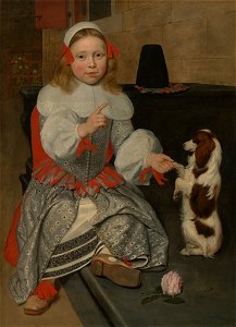 Ludolf de Jongh - Boy teaching a Dog VMFA 63-54 v1 KW x-742x1024