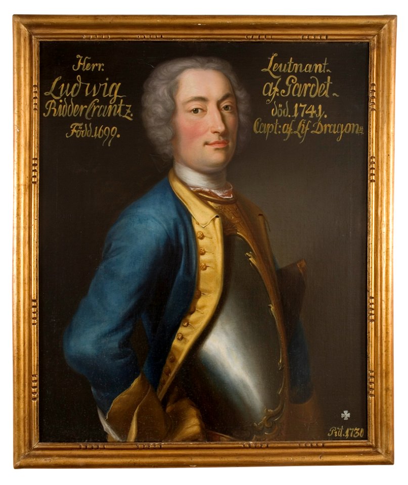 Ludvig Riddercrantz, 1697-1742 - Nationalmuseum - 15034