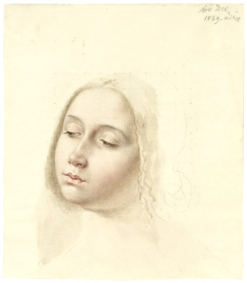 Ludwig Emil Grimm Bildnis der Hedwig von Scholley