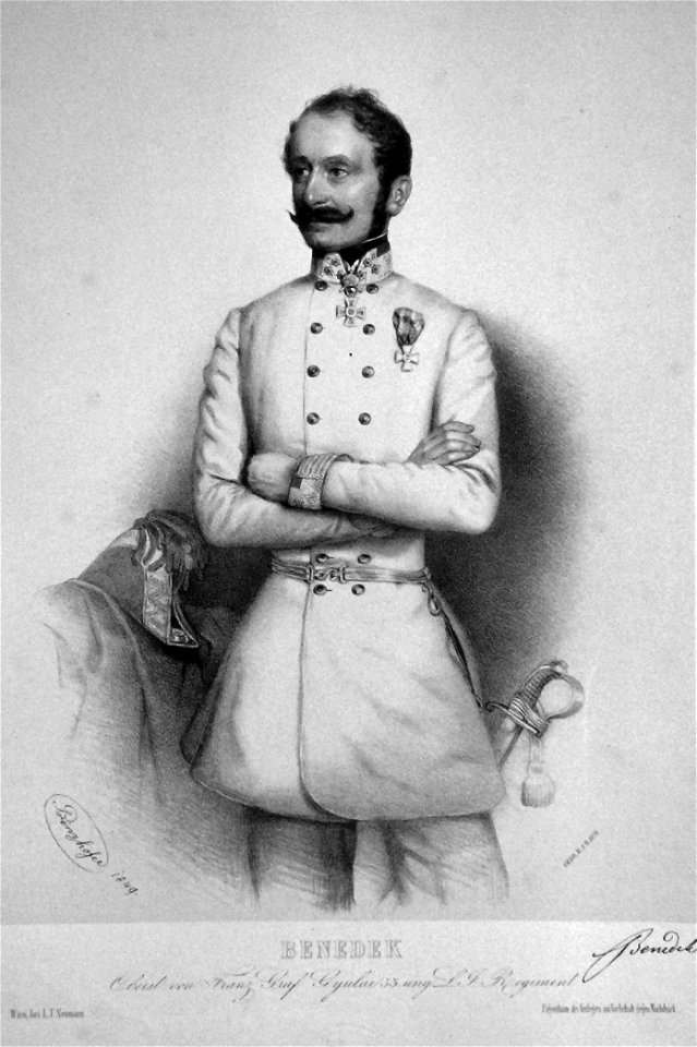 Ludwig von Benedek Prinzhofer Litho