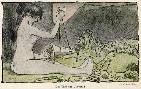 Ludwig von Hofmann - Das Thal der Unschuld
