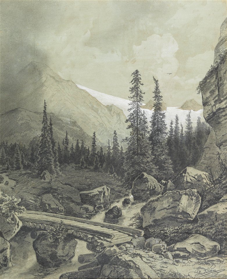 Ludwig Beständig Blick zum Dachstein