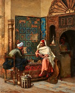 Ludwig Deutsch - The Chess Players, 1904