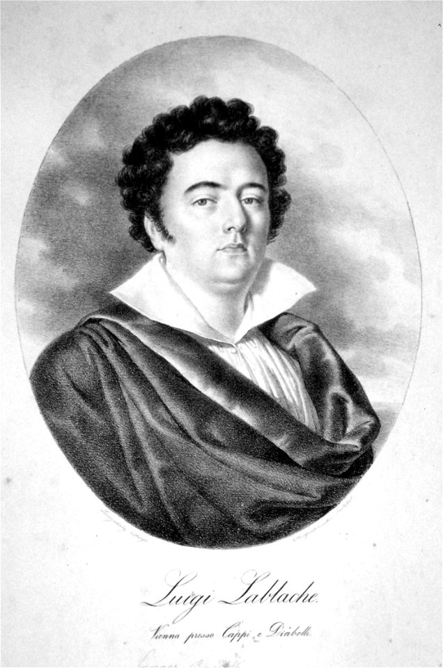 Ludwig Lablache Litho