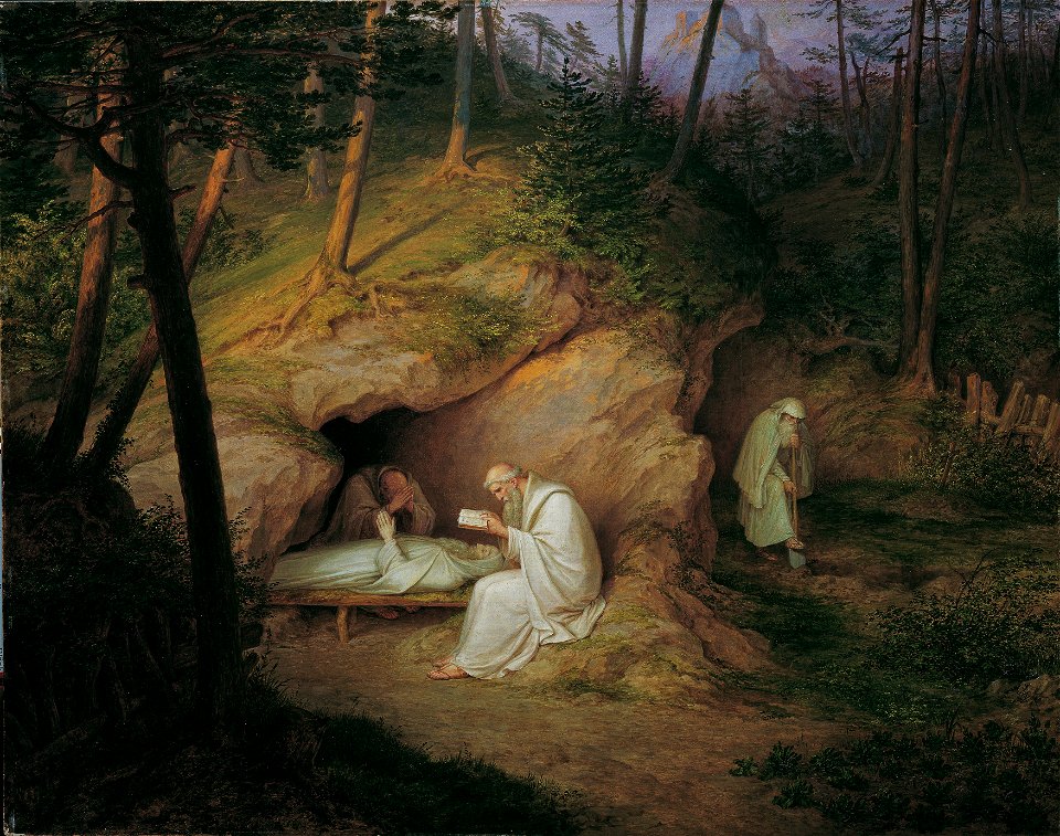 Ludwig Ferdinand Schnorr von Carolsfeld - Der tote Eremit - 2104 - Kunsthistorisches Museum