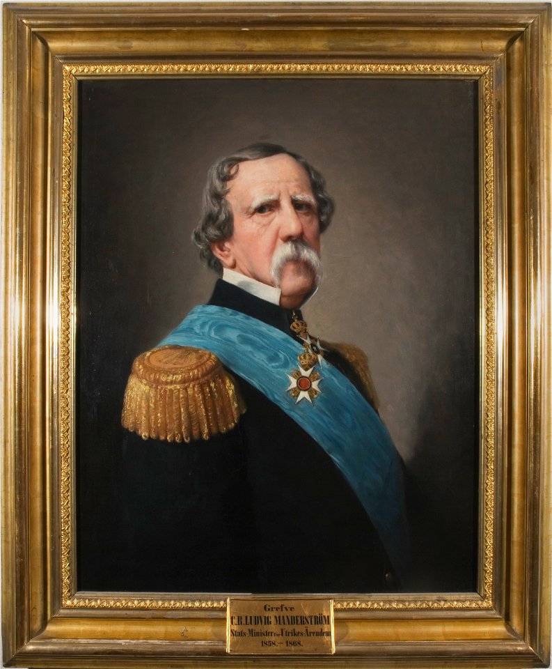 Ludvig Manderström, 1806-1873 (Johan Wilhelm Gertner) - Nationalmuseum - 39225