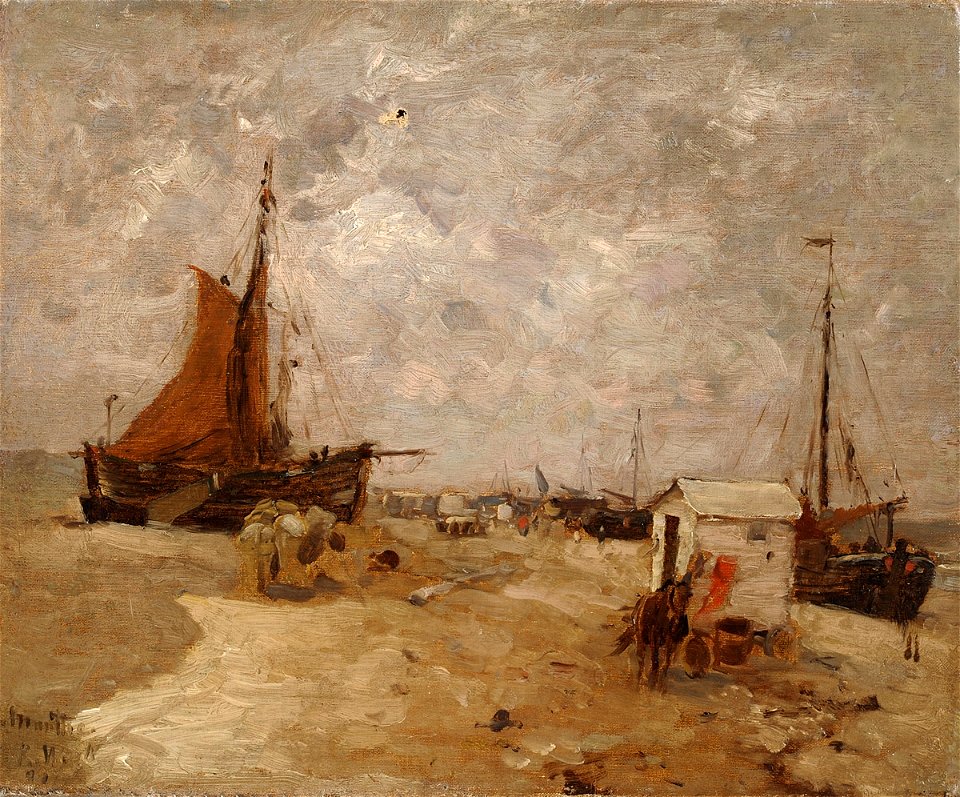 Ludwig Munthe Holländisches Fischervolk