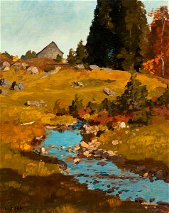 Ludwig Zorn Klarer Herbsttag am Feldsee