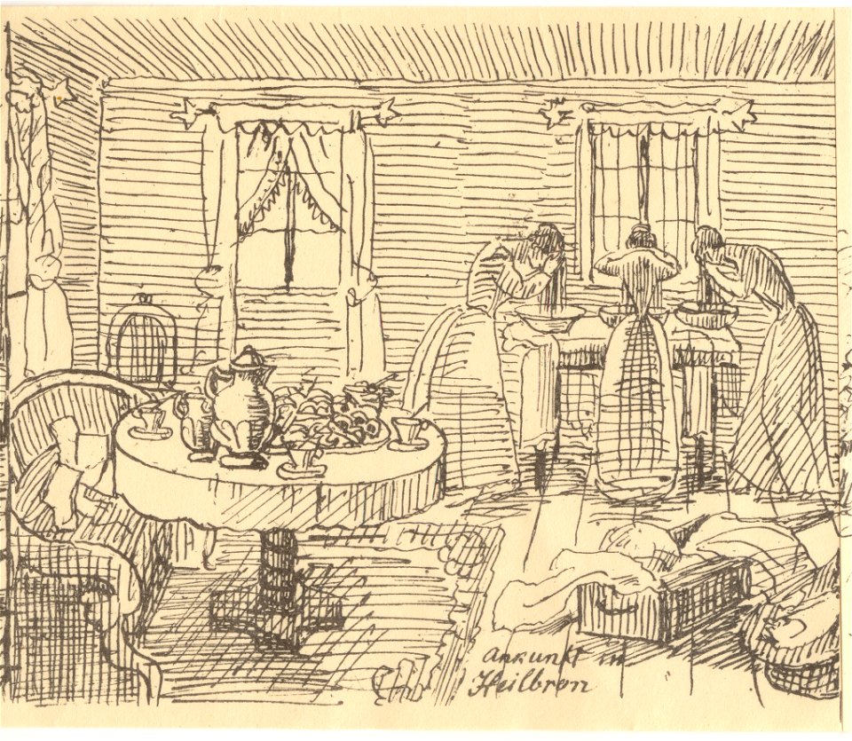 Ludwig Grimm - Ankunft in Heilbronn