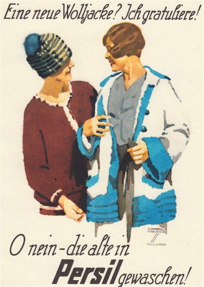 Ludwig Hohlwein - Persil Neue Wolljacke