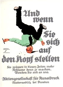 Ludwig Hohlwein - Und wenn Sie sich auf den Kopf stellen
