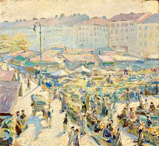 Ludwig Grieb Viktualienmarkt 1916